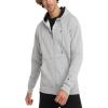 image:imageChampion mens Zipup Hoodie Comfortable Zipup Hoodie Sweatshirt for Men Reg Or Big amp TallOxford Gray  C Logo
