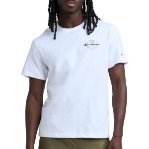 image:imageChampion Mens Classic Graphic Short Sleeve TShirt Standard Fit 2025 GraphicsBright White  Champion Club