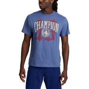 image:imageChampion Mens Classic Graphic Short Sleeve TShirt Standard Fit 2025 GraphicsCoastal Fjord  Indigo Dye 19