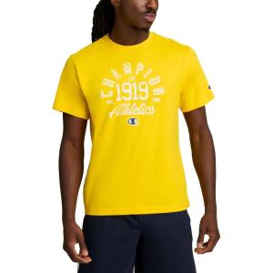 image:imageChampion Mens Classic Graphic Short Sleeve TShirt Standard Fit 2025 GraphicsFreesia  Champion 1919