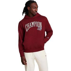 image:imageChampion Mens Indigo Dye Pullover Hoodie Oversized Fit Midweight DistressedPomegranate