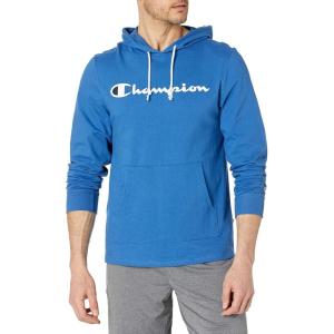 image:imageChampion Mens Long Sleeve Tshirt Hoodie Retired ColorsShield Blue Script