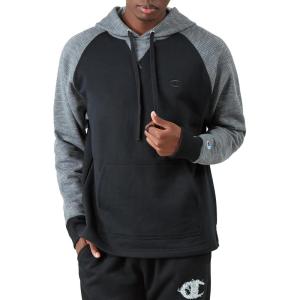 image:imageChampion Mens Pullover Fleece Hoodie Midweight C Logo Reg Or Big amp TallBlackBlackManhattan Mist C Logo