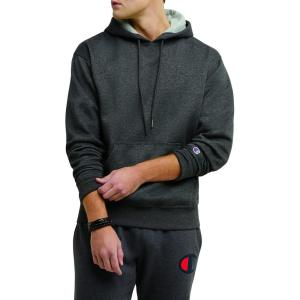 image:imageChampion Mens Pullover Fleece Hoodie Midweight C Logo Reg Or Big amp TallGranite Heather