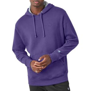 image:imageChampion Mens Pullover Fleece Hoodie Midweight C Logo Reg Or Big amp TallPurple  C Logo