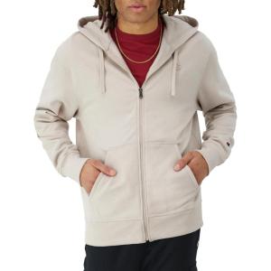 image:imageChampion mens Zipup Hoodie Comfortable Zipup Hoodie Sweatshirt for Men Reg Or Big amp TallAutumn Beige C Logo