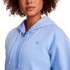 image:imageChampion Womens Full Zip Fleece Hoodie Loose Fit Midweight C Logo Available in Regular and PlusCoastal Fjord