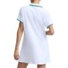 image:imageChampion Womens Off the Court Short Sleeve Polo Dress with PipingBright White