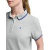 image:imageChampion Womens Off the Court Short Sleeve Polo Dress with PipingOxford Grey Heather