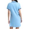 image:imageChampion Womens Off the Court Short Sleeve Polo Dress with PipingPlacid Blue