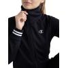 image:imageChampion Womens Pitcher Full Zip Long Sleeve Mock Neck Track JacketBlack