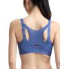 image:imageChampion Womens Sports Bra Motion Control Zip Highimpact Sports Bra Wirefree Bra for WomenCoastal Fjord