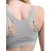 image:imageChampion Womens Sports Bra Motion Control Zip Highimpact Sports Bra Wirefree Bra for WomenOxford Gray Heather
