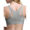 image:imageChampion Womens Sports Bra Motion Control Zip Highimpact Sports Bra Wirefree Bra for WomenOxford Gray Heather
