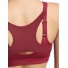 image:imageChampion Womens Sports Bra Motion Control Zip Highimpact Sports Bra Wirefree Bra for WomenPomegranate