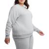 image:imageChampion Womens Sweatshirt Fleece Crewneck Sweatshirt Warm Sweatshirt for Women Plus Size AvailableOxford Gray  Classic Script Logo
