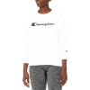 image:imageChampion Womens Sweatshirt Fleece Crewneck Sweatshirt Warm Sweatshirt for Women Plus Size AvailableWhite Script