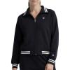 image:imageChampion Womens Pitcher Full Zip Long Sleeve Mock Neck Track JacketBlack