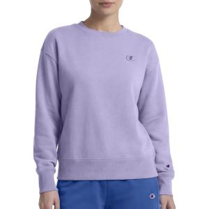 image:imageChampion Womens Crewneck Fleece Sweatshirt Loose Fit Midweight C Logo Available in Regular and PlusDaybreak