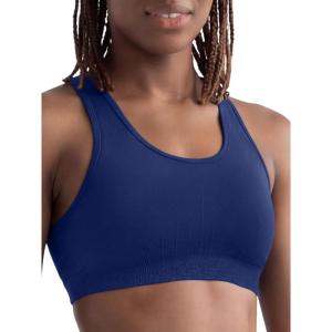 image:imageChampion Womens Infinity Racerback Sports Bra Moderate Support Seamless Moisture WickingBlue Depths
