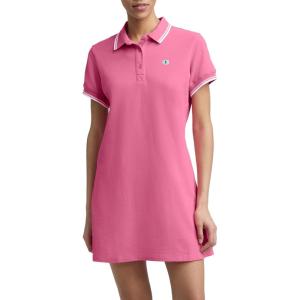 image:imageChampion Womens Off the Court Short Sleeve Polo Dress with PipingPink Cosmos
