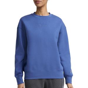 image:imageChampion Womens Sweatshirt Fleece Crewneck Sweatshirt Warm Sweatshirt for Women Plus Size AvailableCoastal Fjord  Tonal Script Logo