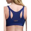 image:imageChampion Womens Sports Bra Motion Control FrontZip HighImpact Maximum Support Breathable MoistureWickingBlue Depths
