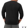 image:imageChampion Mens Classic Long Sleeve TShirt Standard Fit Script amp C Logo Available in Regular and Big amp TallBlack