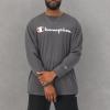 image:imageChampion Mens Classic Long Sleeve TShirt Standard Fit Script amp C Logo Available in Regular and Big amp TallGranite Heather