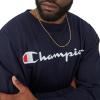 image:imageChampion Mens Classic Long Sleeve TShirt Standard Fit Script amp C Logo Available in Regular and Big amp TallNavy