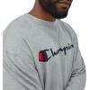 image:imageChampion Mens Classic Long Sleeve TShirt Standard Fit Script amp C Logo Available in Regular and Big amp TallOxford Gray Heather