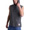 image:imageChampion Mens Sleeveless TShirt Hoodie Standard Fit LightweightGranite Heather  C Logo
