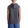 image:imageChampion Mens Sleeveless TShirt Hoodie Standard Fit LightweightGranite Heather  C Logo