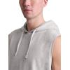 image:imageChampion Mens Sleeveless TShirt Hoodie Standard Fit LightweightOxford Gray Heather  C Logo
