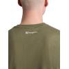 image:imageChampion Mens Classic Script Graphic Short Sleeve TShirt Standard Fit Tonal Logo Available in Regular and Big amp TallBurnt Olive