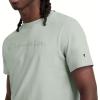 image:imageChampion Mens Classic Script Graphic Short Sleeve TShirt Standard Fit Tonal Logo Available in Regular and Big amp TallClever Sage