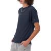image:imageChampion Mens Classic Script Graphic Short Sleeve TShirt Standard Fit Tonal Logo Available in Regular and Big amp TallNavy  Tonal Script Logo