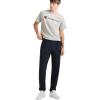 image:imageChampion Mens Classic Script Graphic Short Sleeve TShirt Standard Fit Tonal Logo Available in Regular and Big amp TallPlatinum Silver Heather