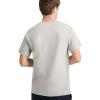 image:imageChampion Mens Classic Script Graphic Short Sleeve TShirt Standard Fit Tonal Logo Available in Regular and Big amp TallPlatinum Silver Heather