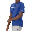 image:imageChampion Mens Classic Script Graphic Short Sleeve TShirt Standard Fit Tonal Logo Available in Regular and Big amp TallSurf the Web  Classic Script Logo