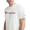 image:imageChampion Mens Classic Script Graphic Short Sleeve TShirt Standard Fit Tonal Logo Available in Regular and Big amp TallUnbleached Cotton