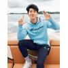 image:imageChampion Mens Pullover Graphic Fleece Hoodie Standard Fit Midweight Fleece Classic Script Logo Available Regular Big amp TallBlack