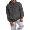 image:imageChampion Mens Pullover Graphic Fleece Hoodie Standard Fit Midweight Fleece Classic Script Logo Available Regular Big amp TallGranite Heather  Classic Script Logo