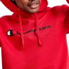image:imageChampion Mens Pullover Graphic Fleece Hoodie Standard Fit Midweight Fleece Classic Script Logo Available Regular Big amp TallTeam Red Scarlet  Classic Script Logo
