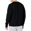 image:imageChampion Mens Crewneck Fleece Sweatshirt Standard Fit Midweight Script Logo Available in Regular and Big amp TallBlack  Classic Script Logo
