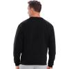 image:imageChampion Mens Crewneck Fleece Sweatshirt Standard Fit Midweight Script Logo Available in Regular and Big amp TallBlack  Classic Script Logo