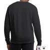 image:imageChampion Mens Crewneck Fleece Sweatshirt Standard Fit Midweight Script Logo Available in Regular and Big amp TallBlack Script