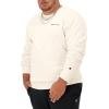 image:imageChampion Mens Crewneck Fleece Sweatshirt Standard Fit Midweight Script Logo Available in Regular and Big amp TallNatural Small Script