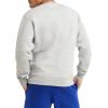 image:imageChampion Mens Crewneck Fleece Sweatshirt Standard Fit Midweight Script Logo Available in Regular and Big amp TallOxford Gray  Classic Script Logo