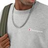image:imageChampion Mens Crewneck Fleece Sweatshirt Standard Fit Midweight Script Logo Available in Regular and Big amp TallOxford Gray Small  Small Script Logo